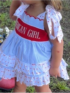American girl smock dress